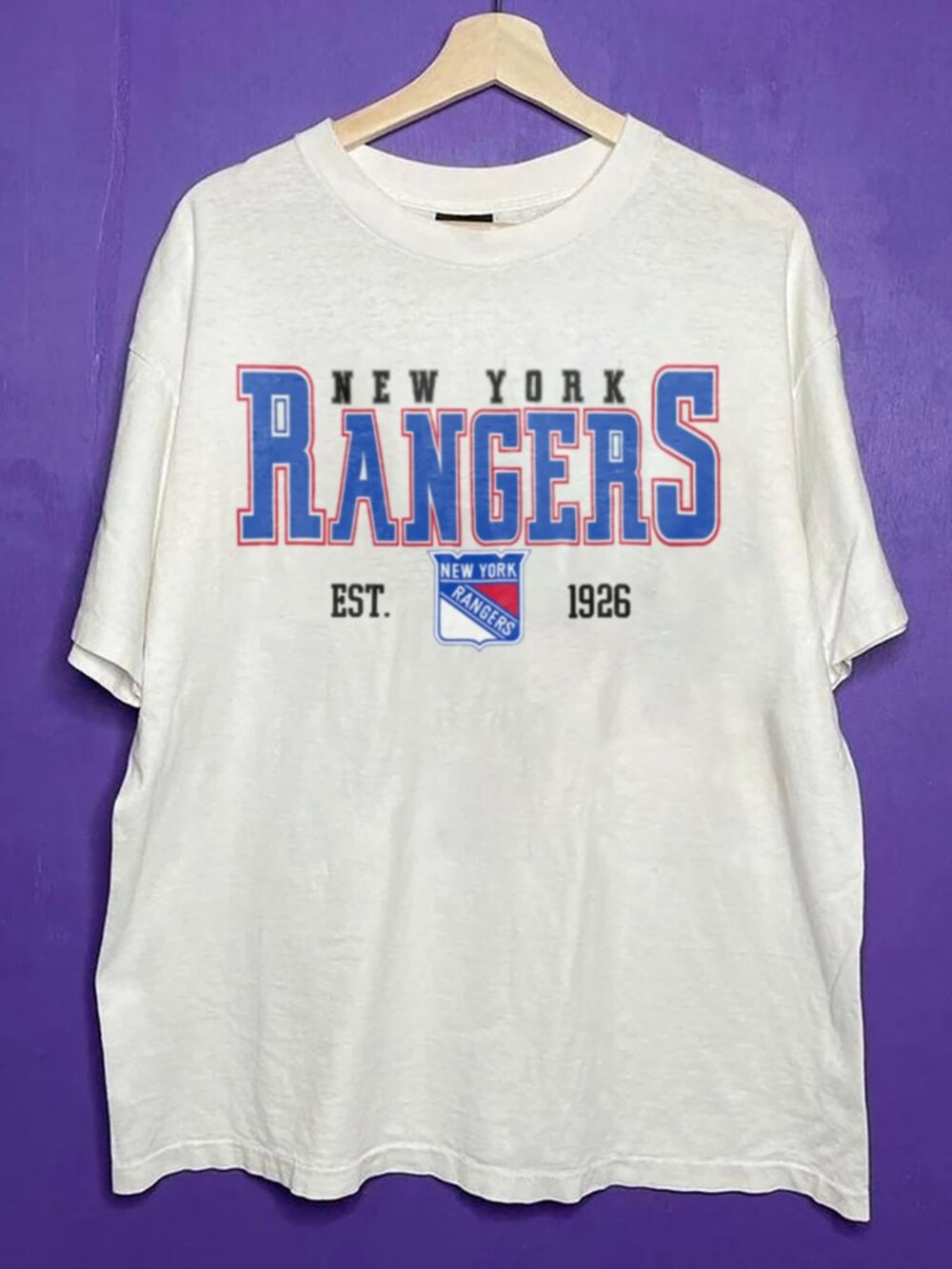 Vintage New York Rangers NHL Unisex Shirt, NY Rangers Hockey Shirt For Men Women